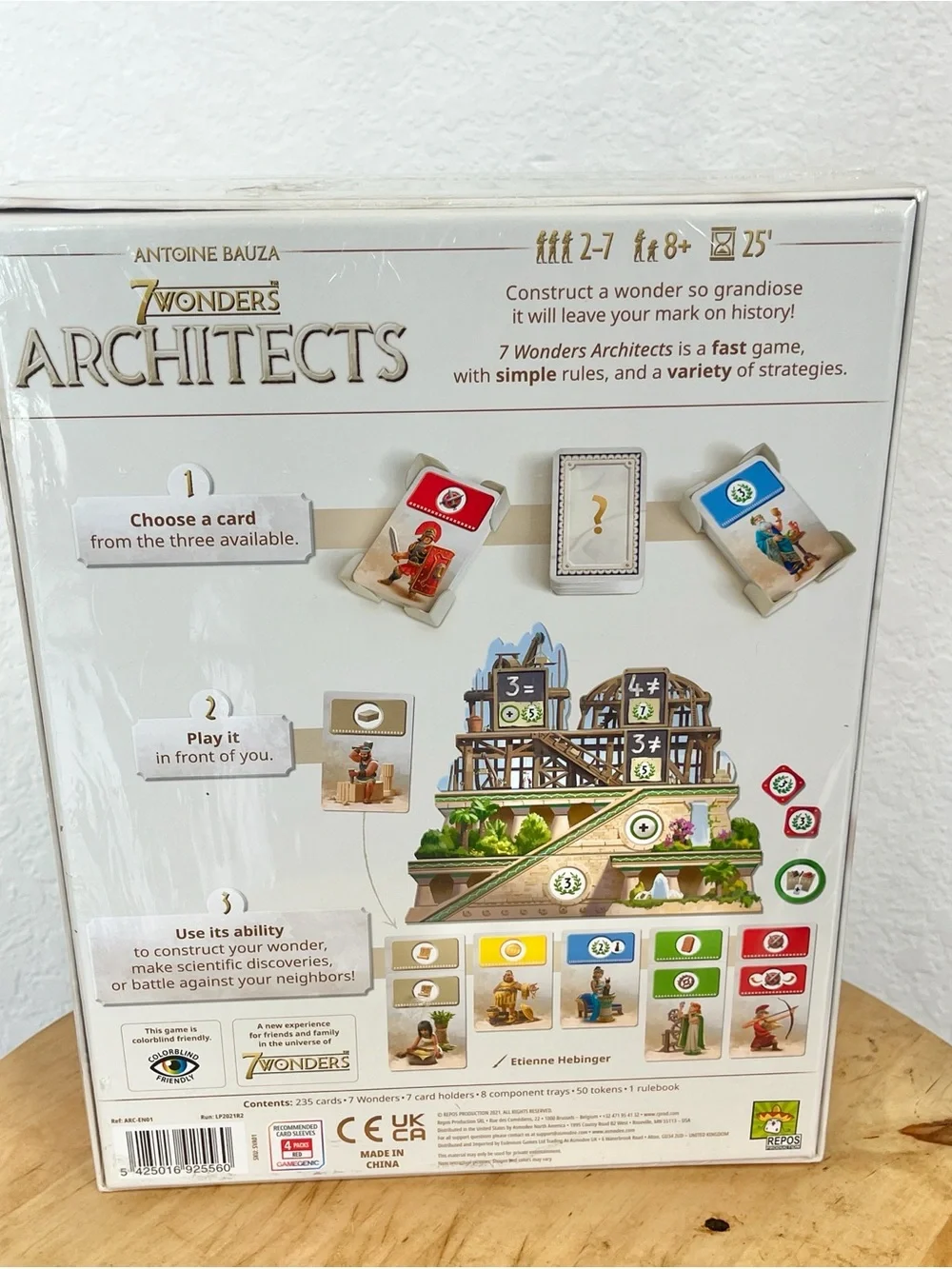 7 Wonders: Architects Board Game by Repos/Asmodee ASMSVA01